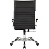 Кресло BN_Jl_Руководителя EChair-704 TL кожа черная, хром