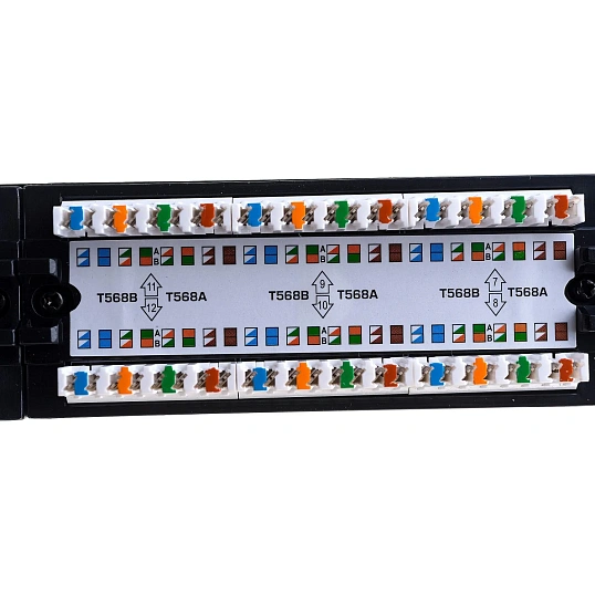 Патч-панель TWT TWT-PP24UTP 24 порта, UTP, кат.5E, 1U