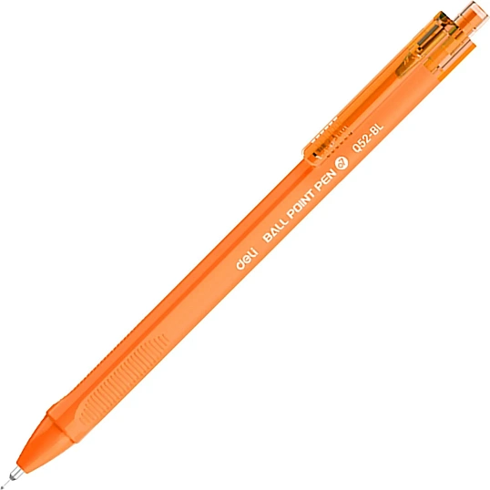 Ручка шариковая автомат. Deli EQ52-BL,гибр.нак 0,7,син.черн,в асс