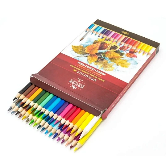 Карандаши акварельные KOH-I-NOOR, MONDELUZ 36 цв. шестигр, 3719/36