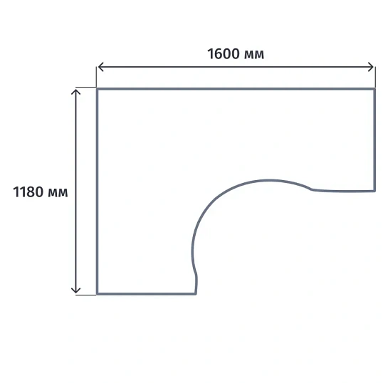 Стол эргономичный ST_Формула ФР 108 ВЗ вяз светлый