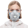 Полумаска фильтрующая UNIX Air 612V FFP2 R D/В0/Е0 3шт/уп