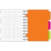 Бизнес-тетрадь 140л,кл,А6,SPIRAL BOOK Салатовый,евросп,обл.пл,раздел.84114