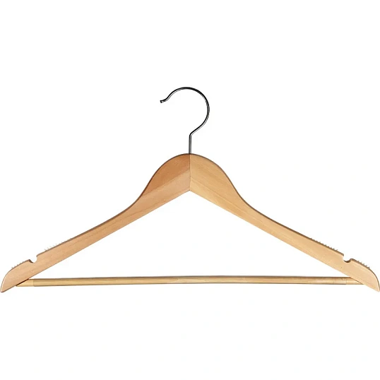 Вешалка-плечики WW_ Attache  F6612NJ-L3/LH001-A дер,пер,вые,р48-50нат.УП3шт