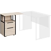 Тумба приставная  K-Loft 241T010 750х405х752 дуб сканд/черный