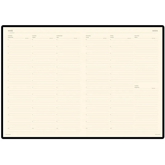 Еженедельник недатированный синий,A4,222х302мм,128 стр.,Br.V.PROFY 3-098/01