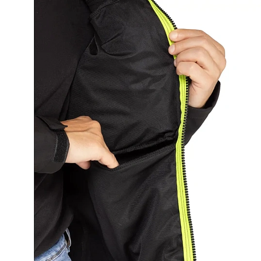 Куртка муж демисез. софтшел HORTEN2 черн/жел р.3XL(арт.HORT2NJ3X)