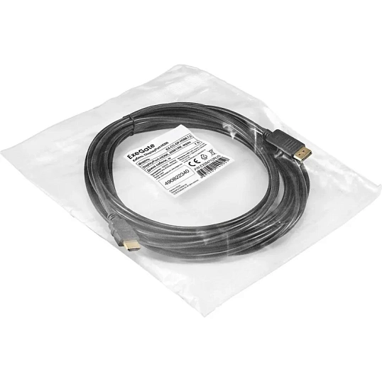 Кабель DP-HDMI ExeGate EX-CC-DP-HDMI-7.5 (20M/19M, 7,5м, экран) EX294712RUS