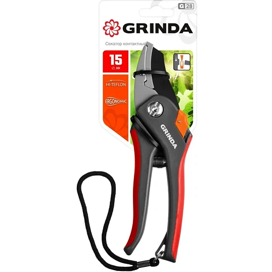 Секатор контактный GRINDA G-28, 205 мм (8-423203_z02)
