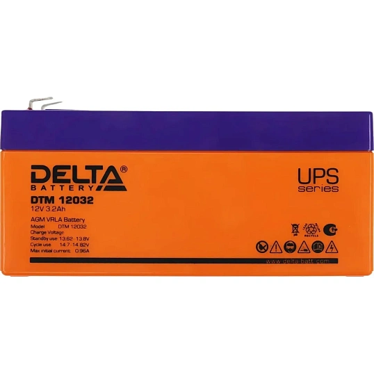 Батарея для ИБП Delta DTM 12032(12В/3,3Ah)
