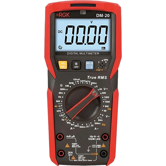 Мультиметр цифровой RGK DM-20 (776455)