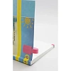 Закладки самоклеящиеся для книг, прямые,наб.6 шт,350мкм,светло-роз,2921-121