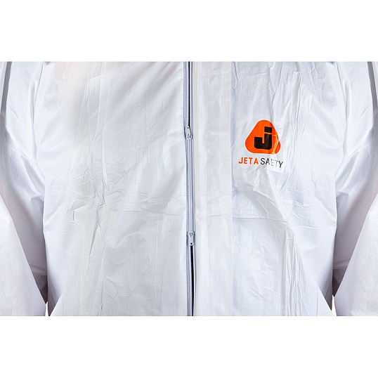 Комбинезон одноразовый защит(65г/м2)с кап.JetaSafetyJPC60 Element бел рXXXL