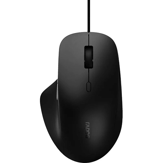 Мышь компьютерная RAPOO N500 проводная, черный