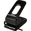 Дырокол Attache до 60листов, с линейкой, цвет черный