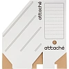 Лоток вертикальный Attache 150мм белый, 2 шт/уп