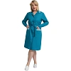 Халат для горничных и уборщиц у01-ХЛ дл.рук бирюз(р.44-46) 170-176