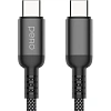 Кабель PERO DC15 ULTIMATE PD Type-C to Type-C, магнитный, 60W, 1.2m, Black