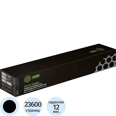 Картридж лазерный Cactus CS-VL7020BK 106R03745 чер.для Xerox VL C7020/C7030
