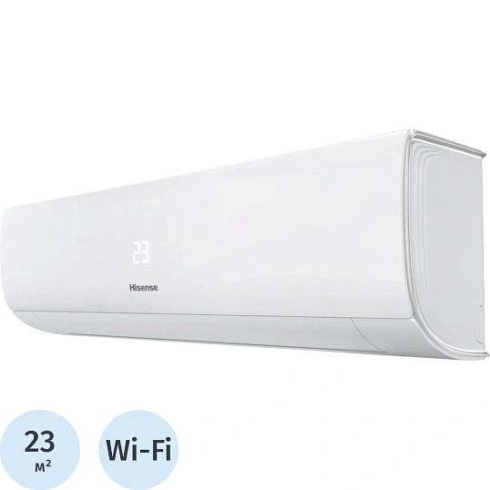 Сплит-система HISENSE AS-07UW4RYRKB01, инвертор, 23кв.м., белый