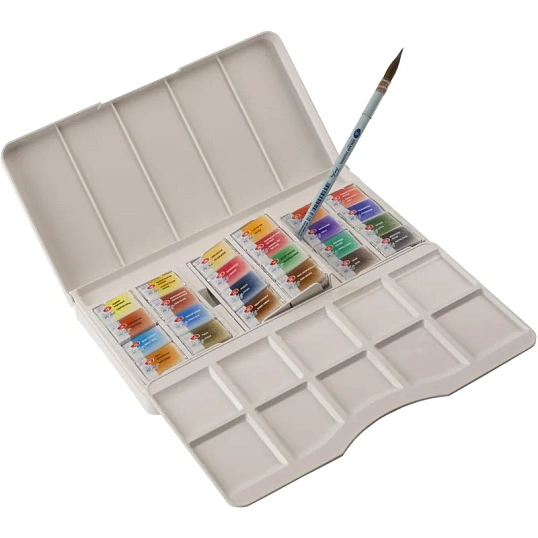 Краски акварельные Белые ночи 24цв кюветы 1942090/1941061