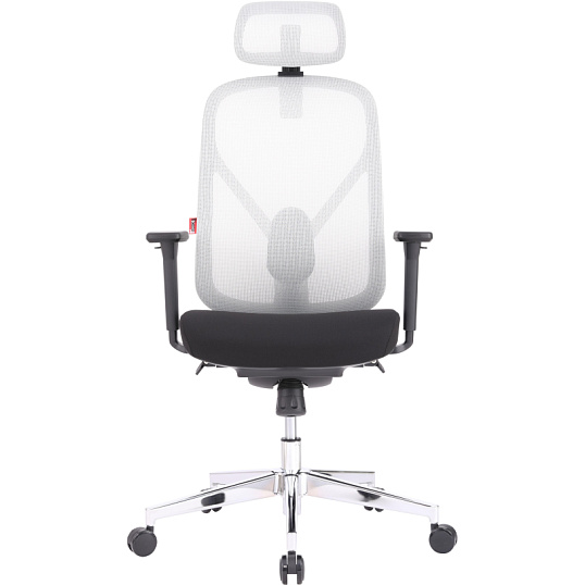 Кресло BN_Zm_EChair-500 MC сетка/ткань, серый/черный хром