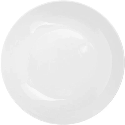 Тарелка глубокая, без бортов 8'' 200мм, белая, фарфор, Collage 6шт/уп фк690