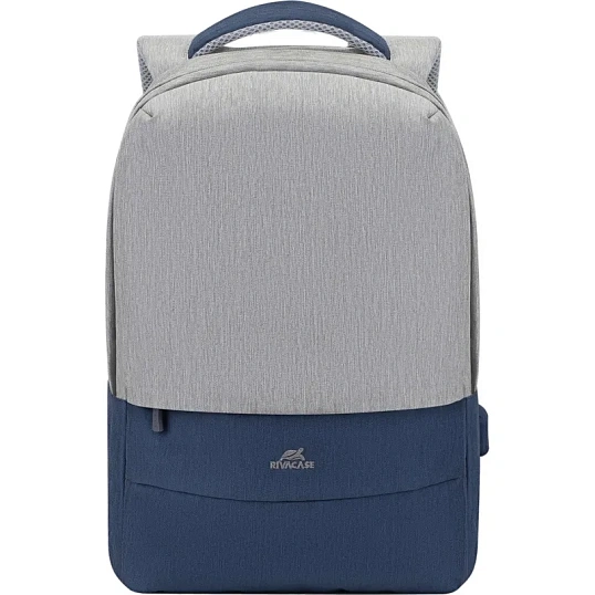 Рюкзак для ноутбука RIVACASE 7562 grey/dark blue 15.6/6