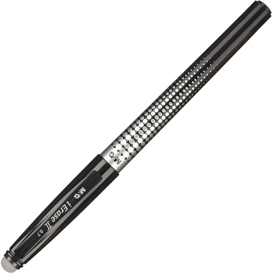 Ручка гелевая стираемая M&G iErase II шар0,7 лин 0,5мм черн AKP61173110700H