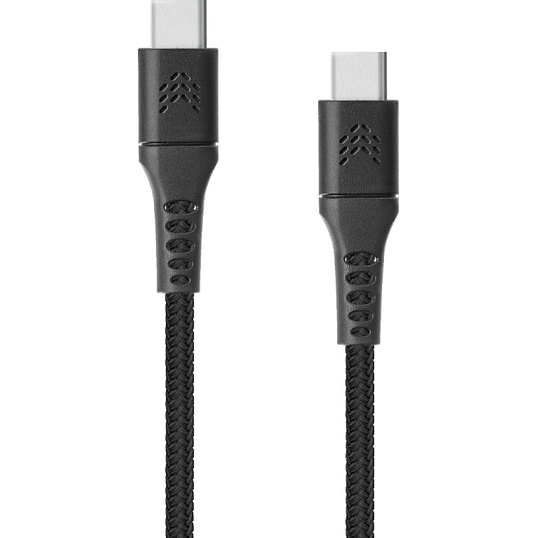 Кабель зарядный Rocket Contact ткан.оплётка USB-C/USB-C 1м(RDC512BL01CT-CC)