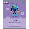 Тетрадь школьная А5 12л клетка Комус Класс Роботы 10 шт/уп