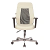 Кресло VB_EChair-225 DSL PTW к/з бежевый OR-10/сетка черная TW, хром