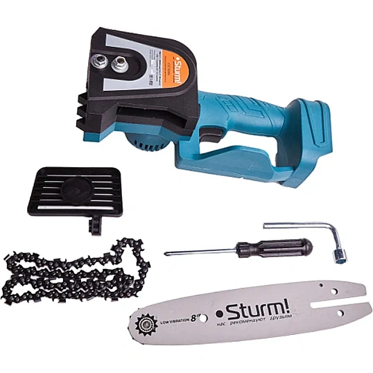 Пила цепная аккумуляторная б/щ Sturm CSC1808BL, 18 В, без ЗУ и АКБ, 20 см