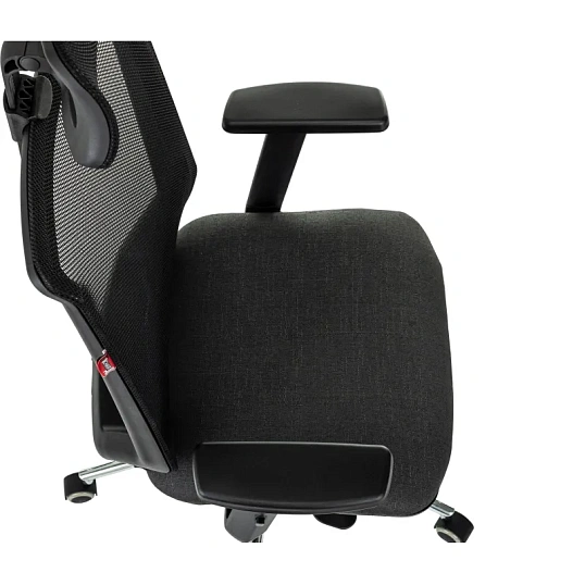 Кресло VB_EChair 663 TC-H/SL черный TW-01 38-418 сетка/ткань