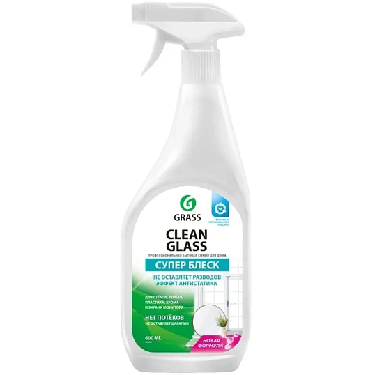 Профхим д/стекл-зеркал поверхн, универсал Grass/Clean Glass, 0,6л_т/р