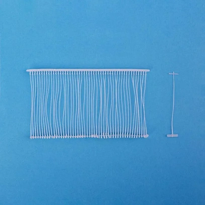 Соединители-биркодержатели пластиковые F 50 мм (тонкий 5000 шт/уп)