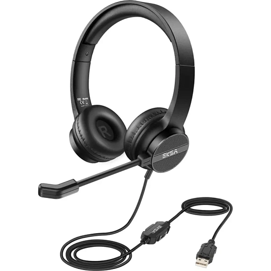 Гарнитура EKSA H12E. Проводная