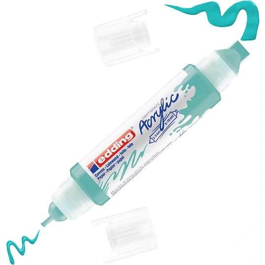 Набор акриловых маркеров двусторонних 3D Edding 5400 /.скош.нак. 5 цв