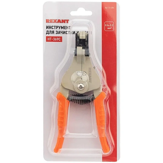 Инструмент для зачистки кабеля  0.6 - 3.2 мм  (12-4004)