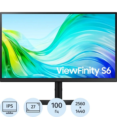 Монитор Samsung S27F610EAIXCI IPS 2K HDMI DP HAS Piv 100Hz (LS27F610EAIXCI)