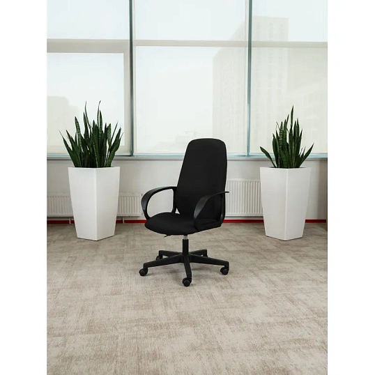 Кресло VB_Echair-660 ТC ткань черный пластик