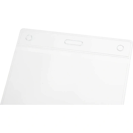 Бейдж Attache Economy 78x96 150мкм,шнурок 45см син, вкладыш 60x90 5шт/уп