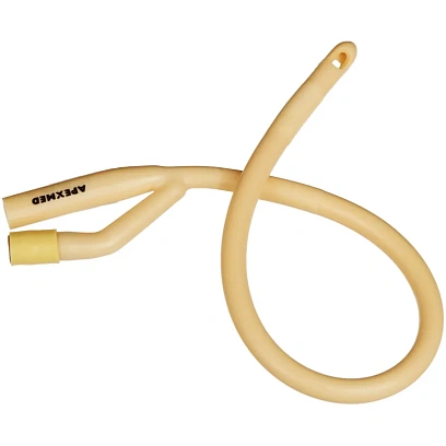 Катетер урологический Фолея 2-х ход, 40см CН/FR 20 Apex 0303-02-20, 10шт/уп