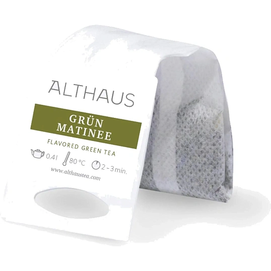 Чай пакетированный Althaus Grun Matinee Grand Pack зеленый, 15x4г