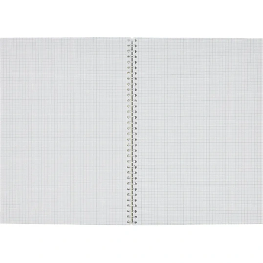 Тетрадь общая Attache,96л,клет,А4,спир,обл.мел.карт