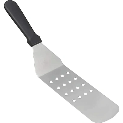 Лопатка перфорированная изогнутая 20х7,5см, пласт.ручка CSW08PK