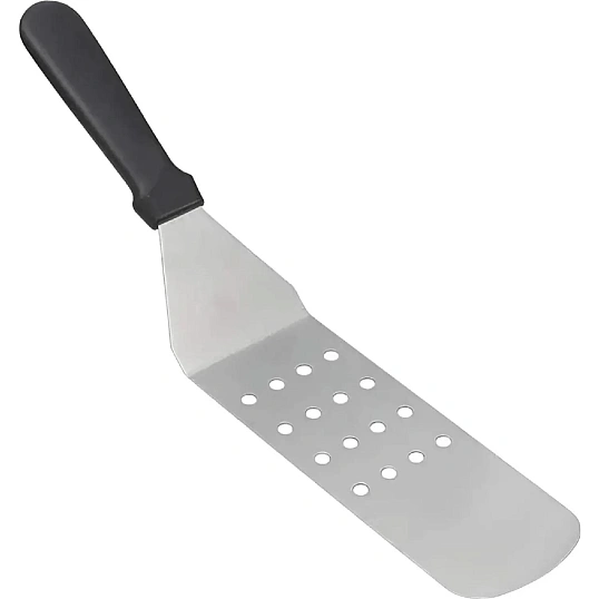 Лопатка перфорированная изогнутая 20х7,5см, пласт.ручка CSW08PK
