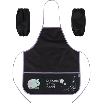 Фартук для труда Комус Класс Princess, ФН 41-1,2 карман,нарукавн,535x445 мм