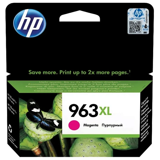 Картридж струйный HP 963XL 3JA28AE пурп. пов.емк. OJ Pro 9010/9020