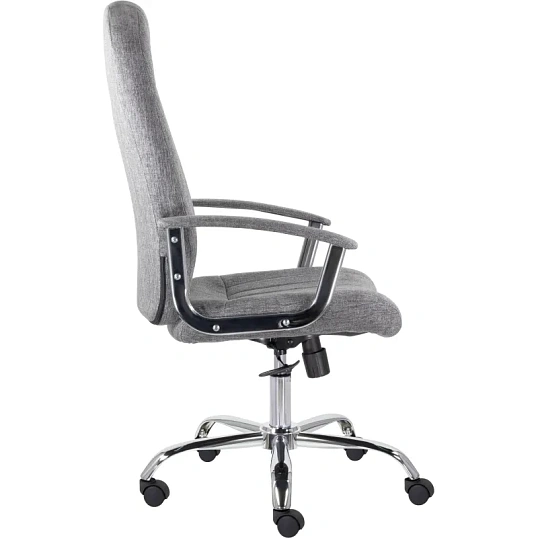 Кресло UP_EChair СН-277 Бостон В Айс хром Moderno 02 (серый)